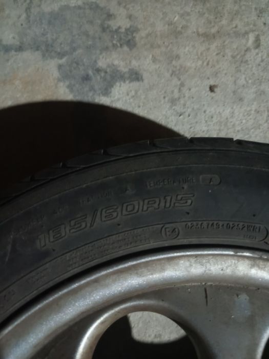 8 броя Джанти с Гуми 5х100 15 ки