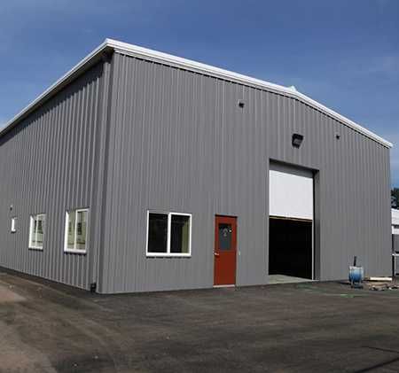 Ангар из сэндвич-панелей