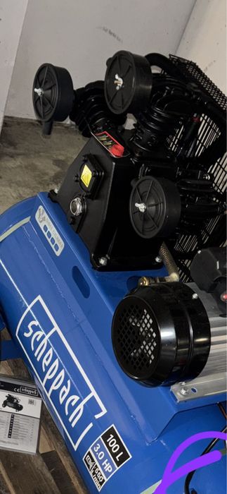 Compresor aer 100L 3 cilindri scheppach