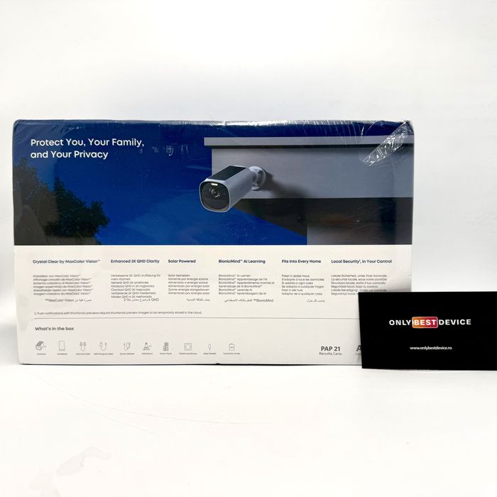 Kit de supraveghere video Eufy Eufycam E40 2-Cam Kit Home Base S380 2K