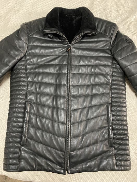 Дубленка натуральная кожа и мех