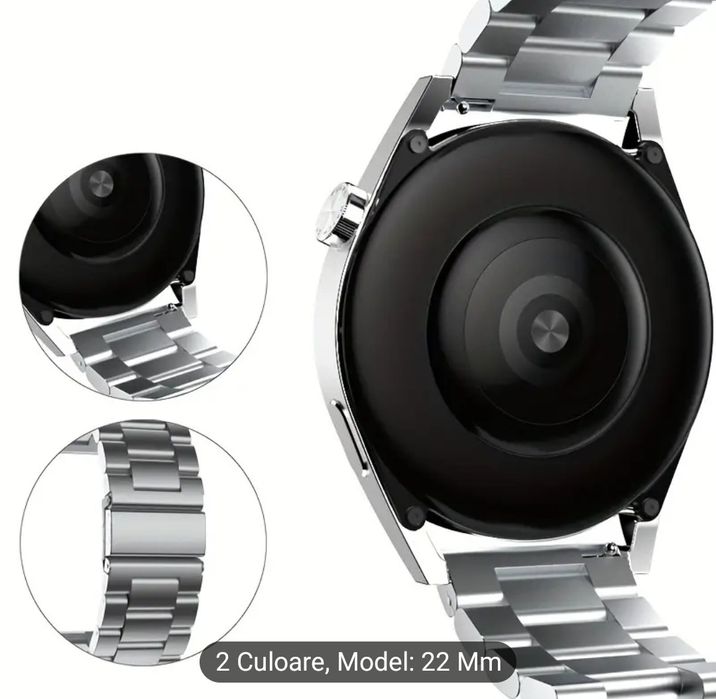 Curea metalică Samsung Gear S3/Frontier, Huawei Etc
