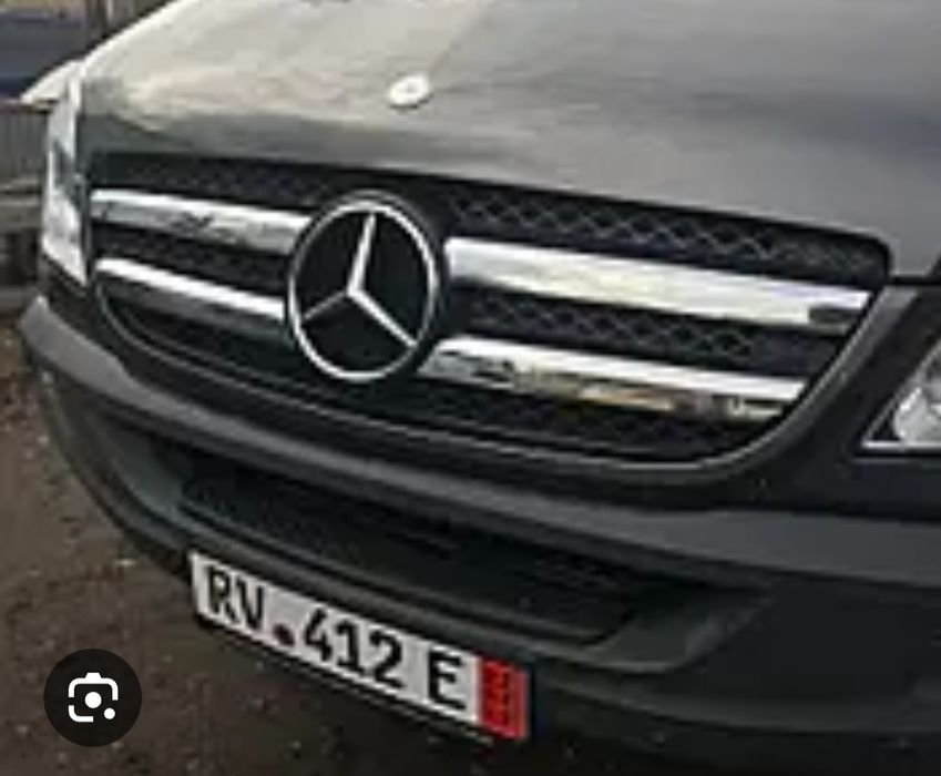Хром огледала и хром дръжки предна решетка vito crafter sprinter