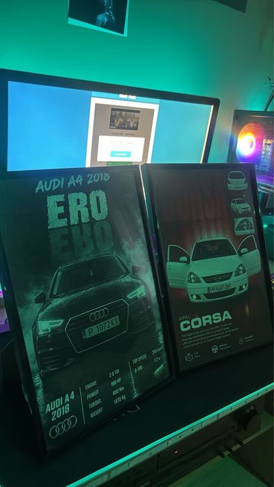 Персонализирани постери с автомобили по поръчка
