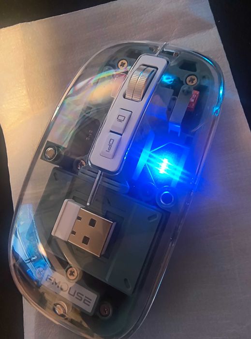 безжична bluetooth мишка за компютър RGB