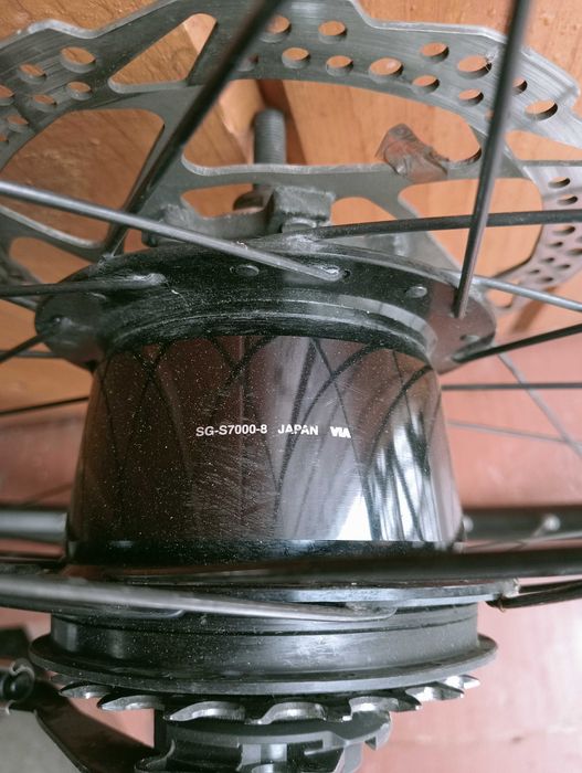 Roata spate 28 butuc Shimano Alfine 8 Roata fata 28 dinam  Set mtb 26