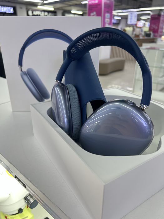 Air Pods Max с каробкой и с кейсом