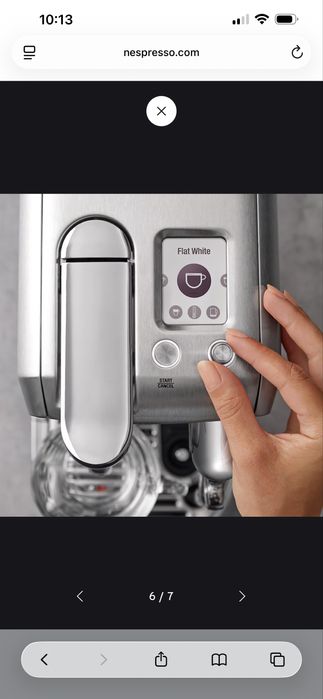 Nespresso Espressor Creatista Plus steel grey