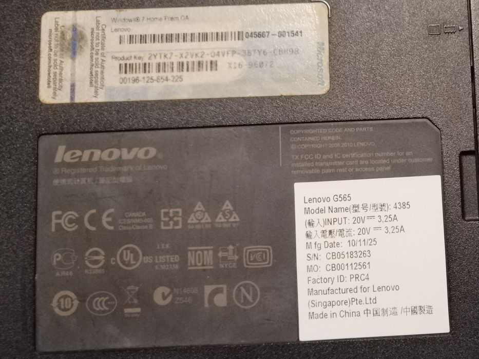 Laptop Lenovo sí HP