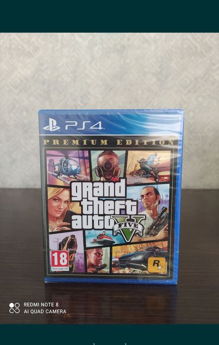Продам игру GTA V Premium (русский язык) на диске для PS4/PS5 и Xbox 1