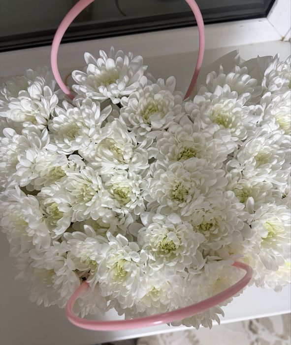 Букет цветы хризантемы