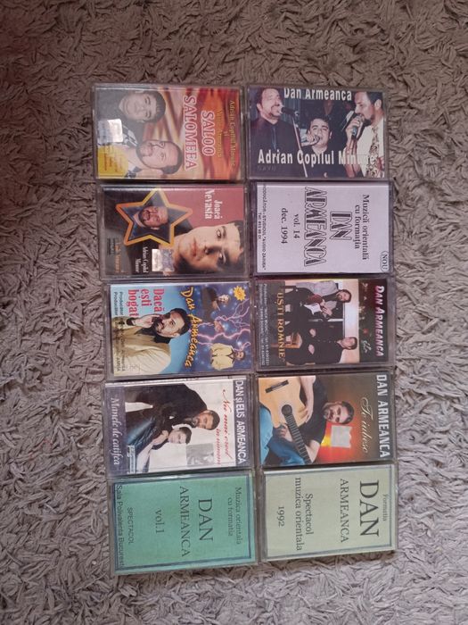 Casete audio cu Dan Armeanca