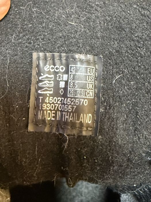 ECCO Soft 7 Tred M — зимние кожаные ботинки, EU 42