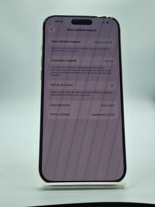 Iphone 16 Pro Max 256 Gb 100% bat Factura/Garantie #54167