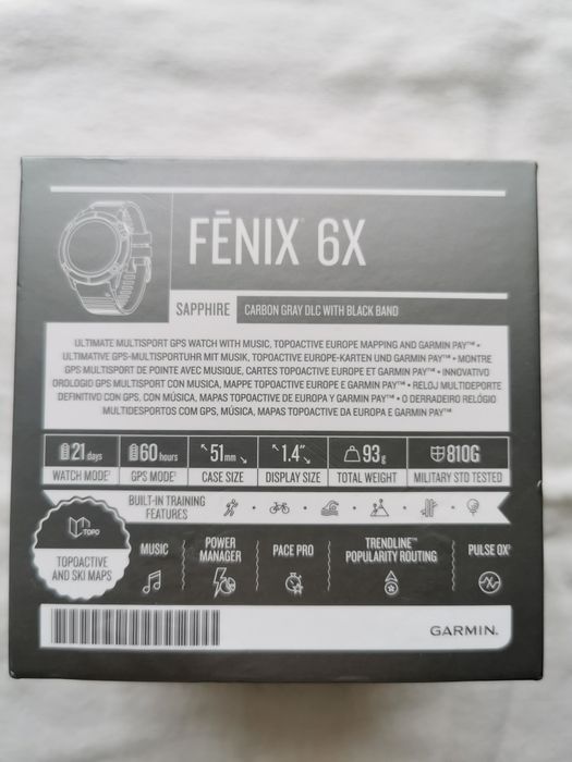 Garmin fenix 6x sapphire
