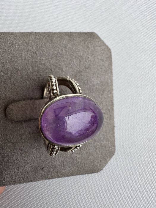 Inel argint ametist