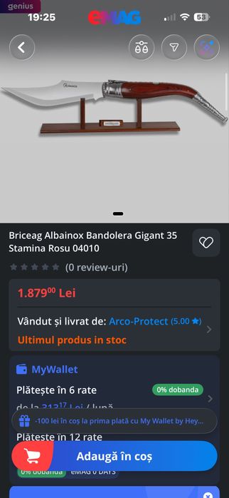 Briceag bandolera Gigant 77cm