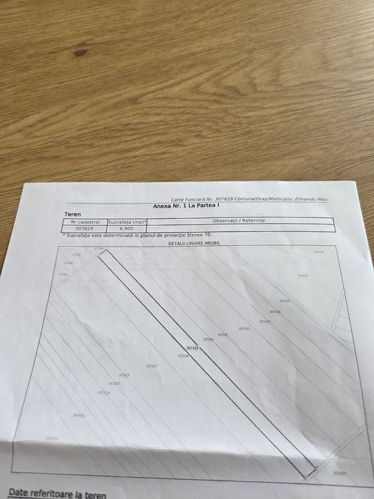 Ocazie !Teren  Pt.Investitie 6900 m in Zimandu Nou