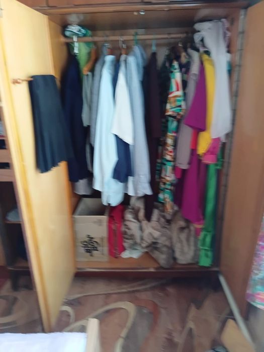 Шкаф для одежды платиновый
