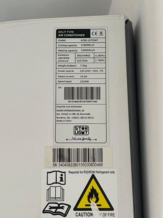 Vand Aer Conditionat Starlight