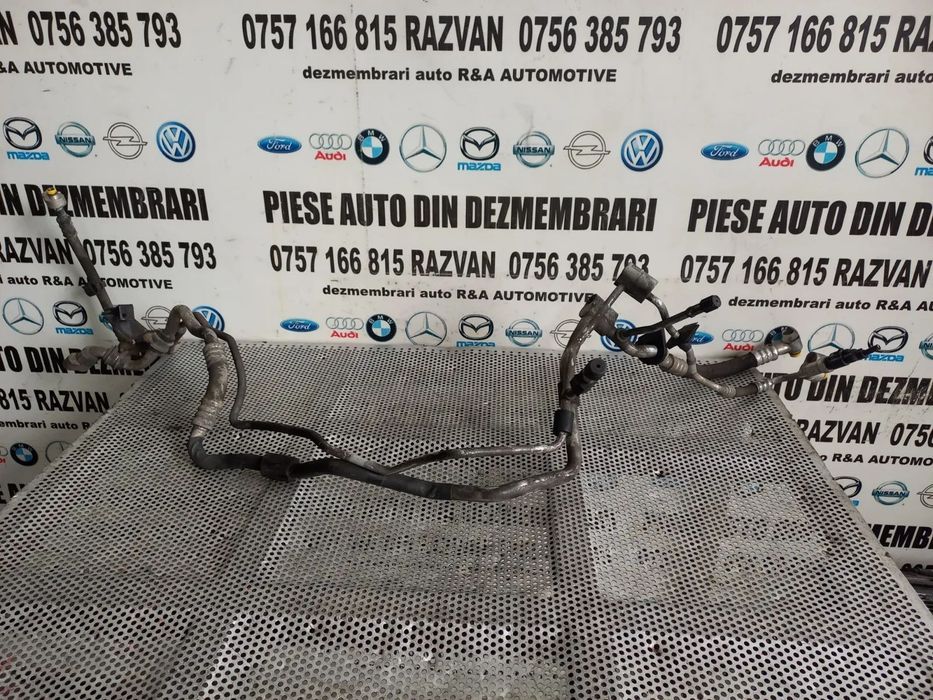 Set Conducte Clima Ac Aer Conditionat Audi Q7 4L 3.0 Tdi Motor BUG - Dezmembrari Arad