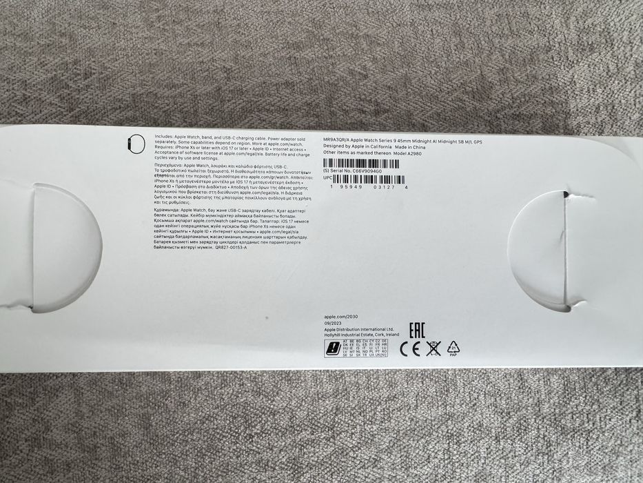 Apple watch Series 9 45mm, баттарея 100 %
