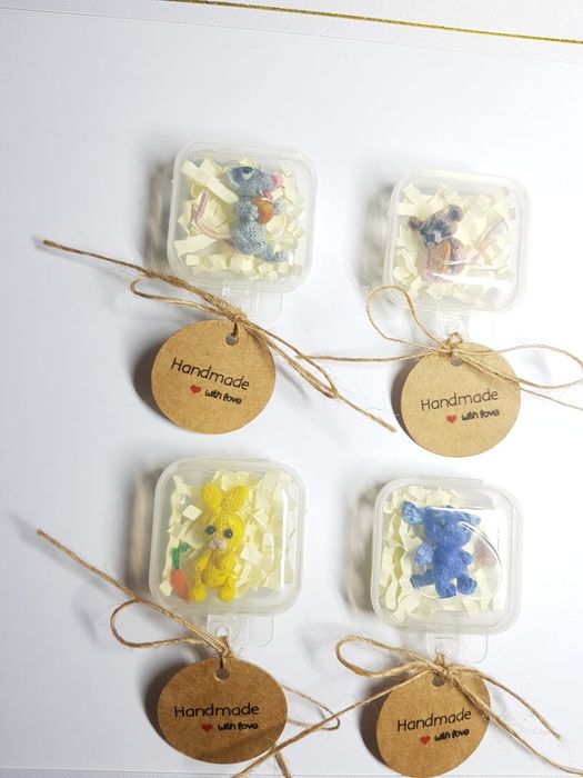 Вязаные миниатюрные игрушки