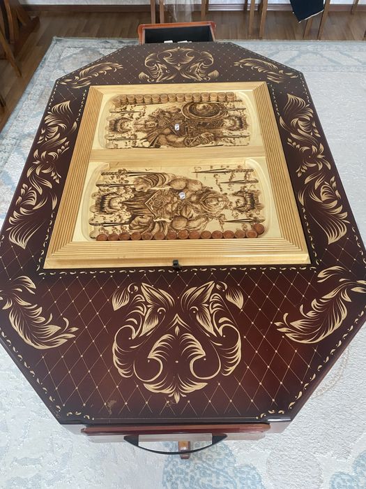 Шахматы нарды стол 2в1