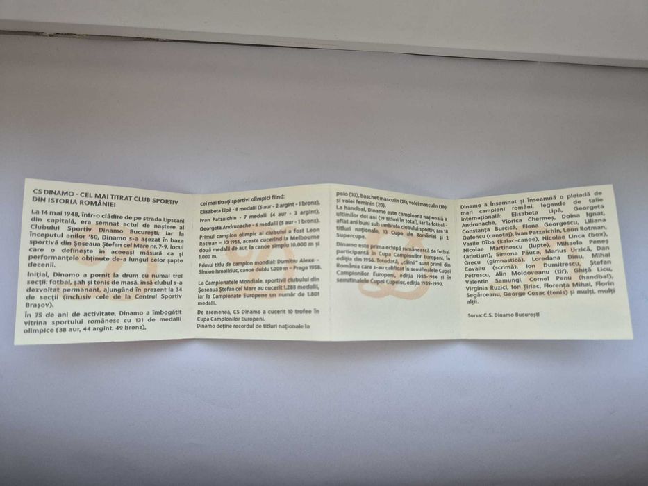 Medalie 75 de ani de la infiintarea C. S. Dinamo  Ar. 999/47 grame.