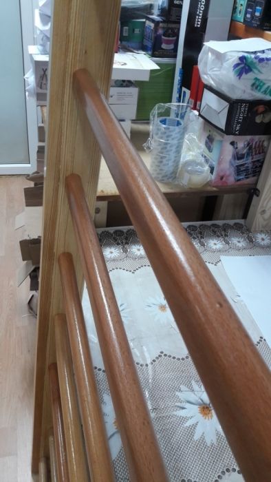Spalier recuperare 240/80 cm, 11 trepte, nelacuit
