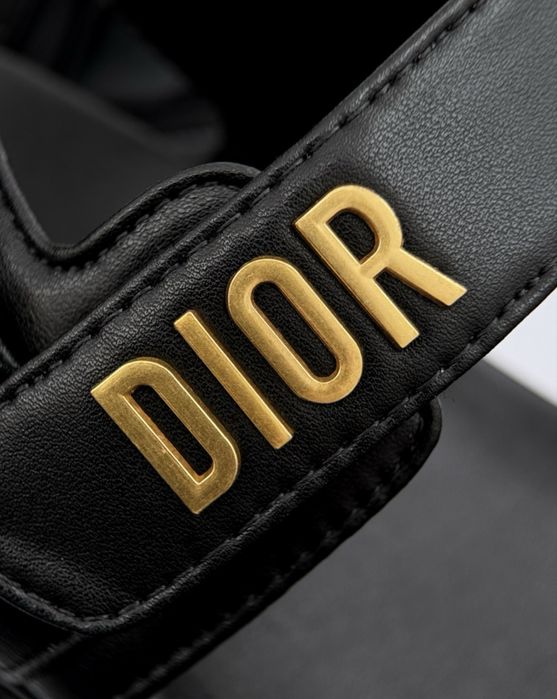 Чёрные сандалии DIOR