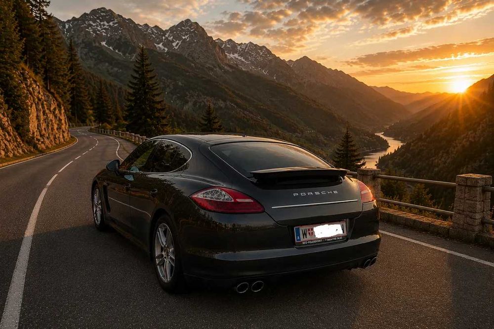 Porsche Panamera 4 • 3.6 V6 • 300 cp • PDK • Tractiune integrala • Sistem de sunet Burmester