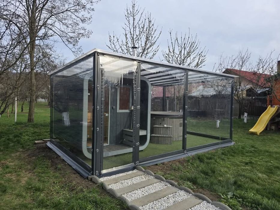 Folie terasa transparenta folii terase și foișoare Cristal premium 0,8