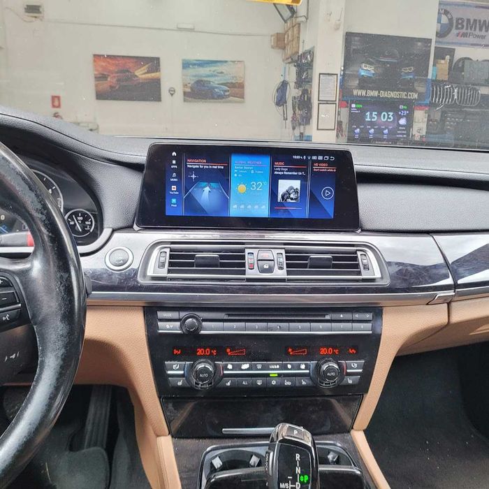 Навигация ANDROID 14 8GB RAM 128GB HDD BMW F01 F02 БМВ 7-серия Ф01 Ф02 Андроид + Apple Carplay