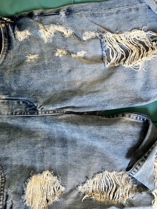 Salopeta denim albastru lunga Zara mărimea S