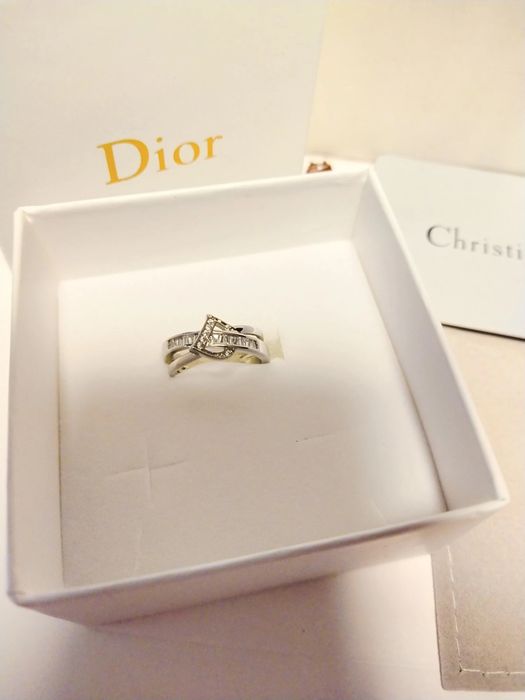 Сребърен пръстен Dior