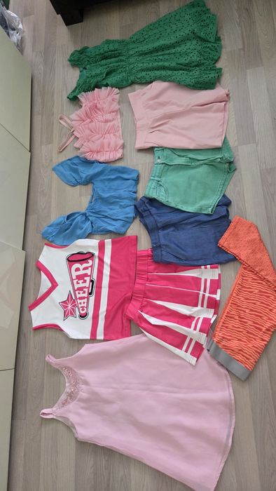 Лот 140 см HM, Nike, Primark, Sinsay летни дрехи за момиче