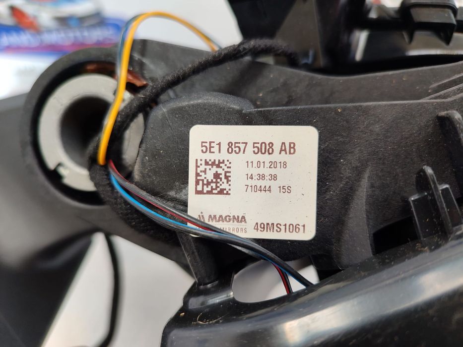 OGLINDA DREAPTA ELECTRICA 13  PINI SKODA OCTAVIA 3 (5E) / COD OEM 5E1857508AB 2013 – 2020 (4H2)
