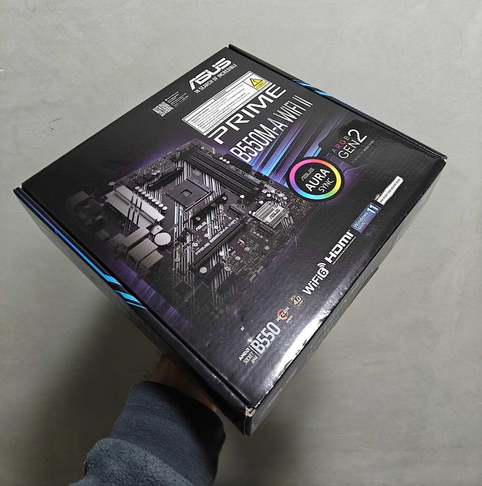 Материнская плата ASUS Prime B550M-A WiFi II (AM4, DDR4, PCIe 4.0)