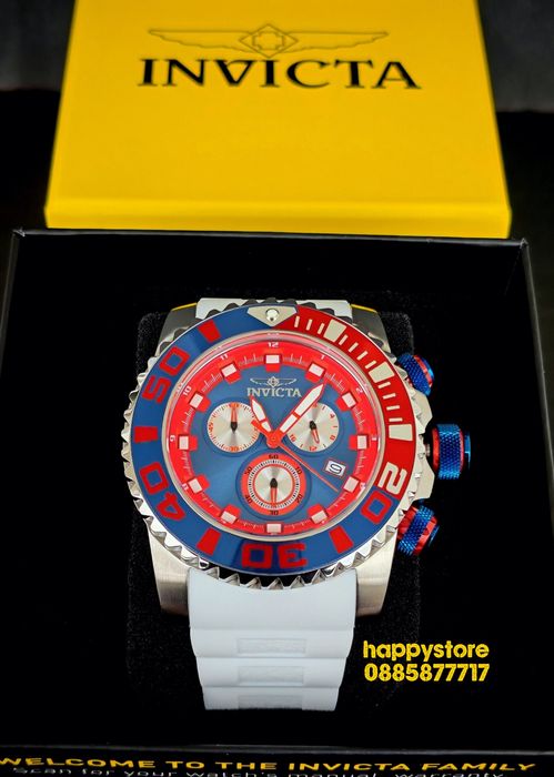 INVICTA Seahorse White 52 mm, Инвикта нов мъжки часовник