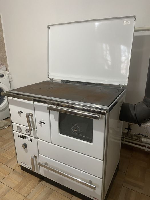 Centrală pe lemne ALFA PLAM – termo-sobă cu plită și cuptor