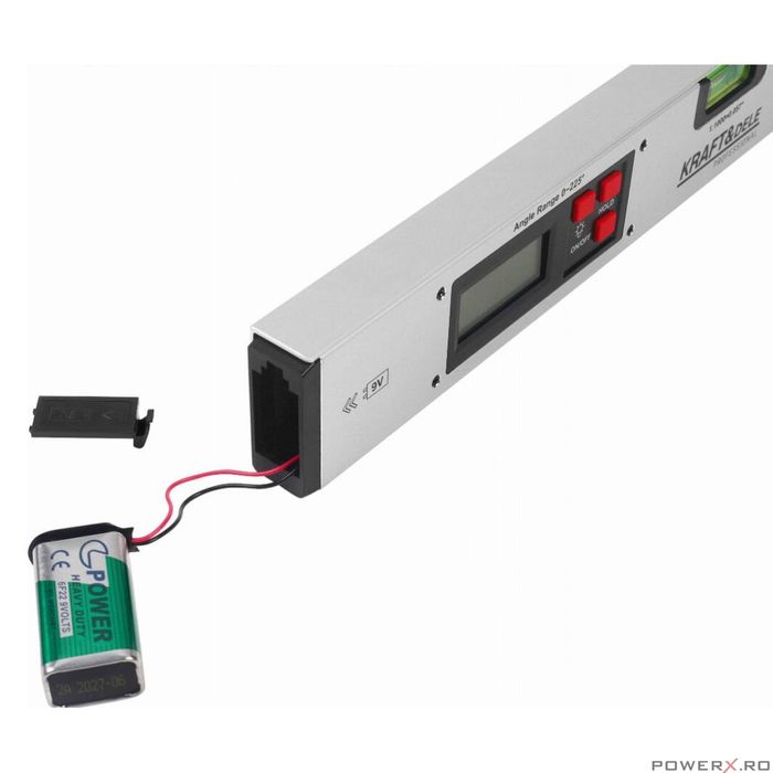 Nivela digitala, poloboc, LCD 400 mm, masurarea unghiurilor de la 0°