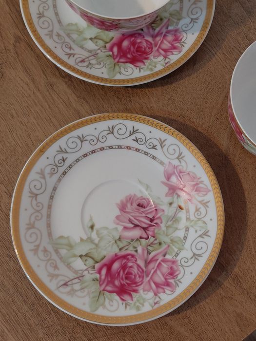 Set Duo cafea/ceai porțelan Coajă de ou