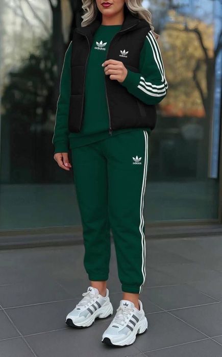 Ватирани дамски комплекти от 3 части