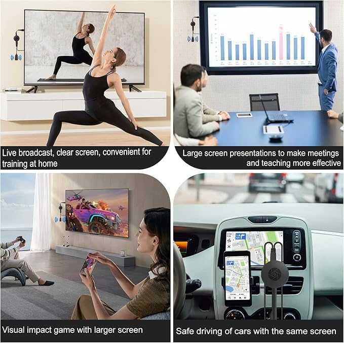 QIDUHUQI  HDMI безжичен WiFi адаптер за дисплей