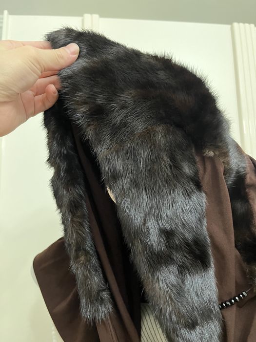 Норка платок шапка