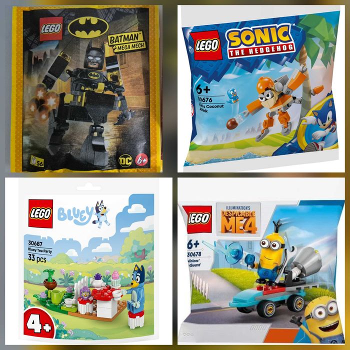 Нови Lego пликчета (polybags) различни модели