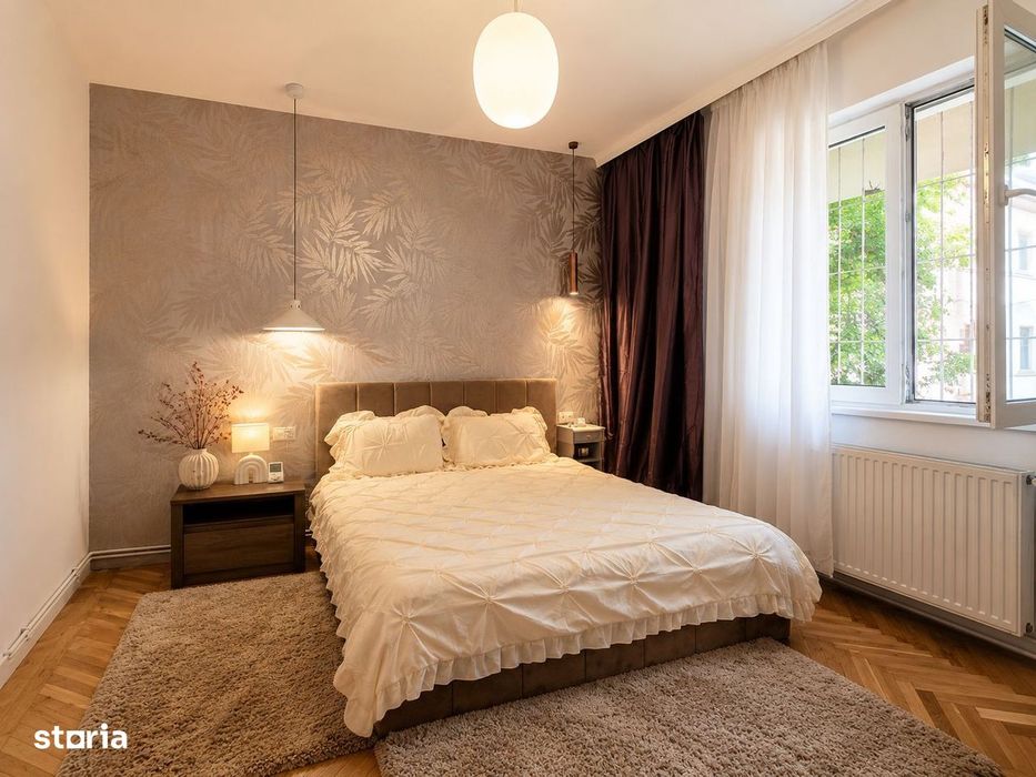 Apartament superb renovat | Str. Mozart | Etaj 1 | Centrală proprie |