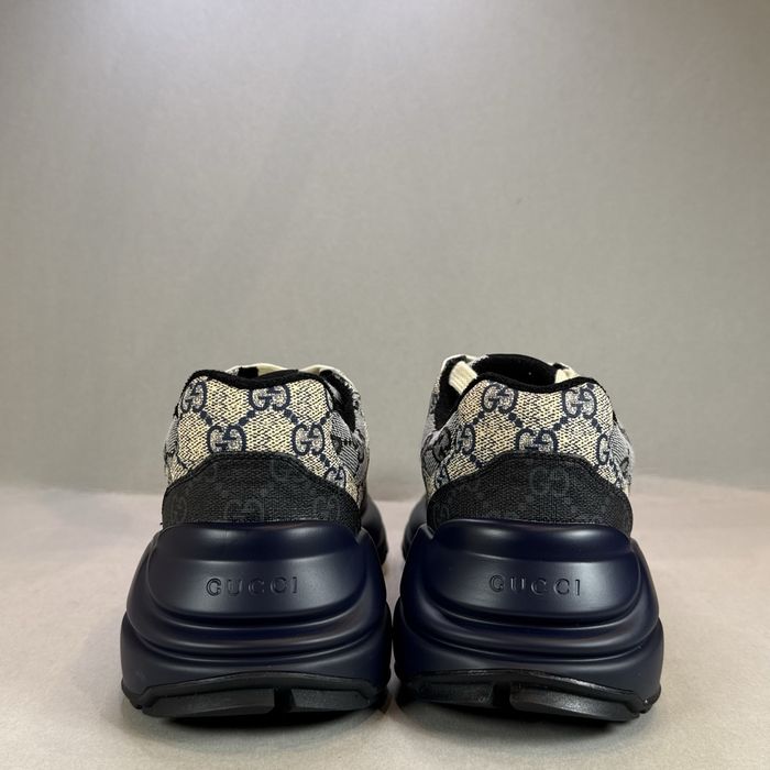 Gucci Rhyton "Navy Beige"! НОВИ!