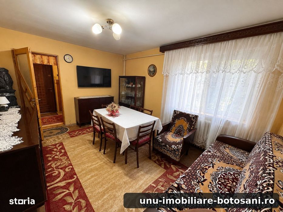 Apartament 3 Camere – Etaj 1 – Zonă Centrală, Pe Bulevard – Botoșani